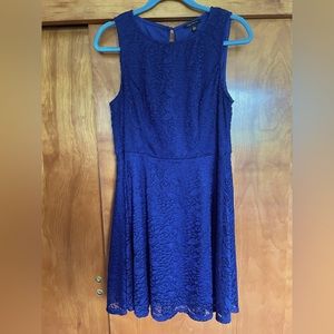 Navy Lace Dress